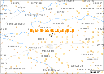 map of Obermaßholderbach