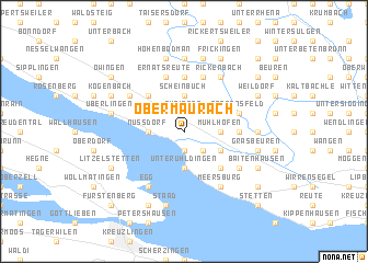 map of Obermaurach