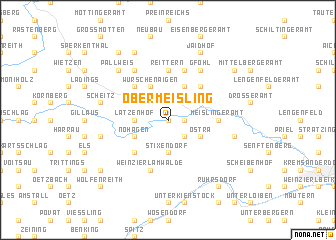 map of Obermeisling