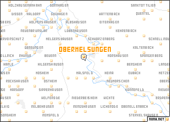 map of Obermelsungen