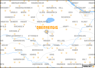 map of Obermendig