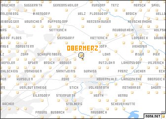 map of Obermerz