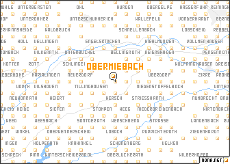 map of Obermiebach