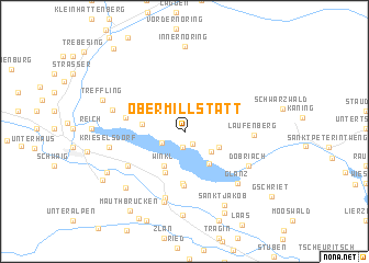 map of Obermillstatt