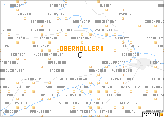 map of Obermöllern