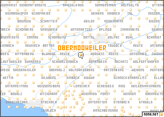 map of Obermooweiler