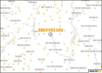 map of Ober-Mossau