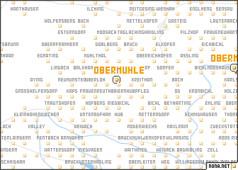 map of Obermühle