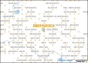 map of Obermurach