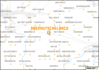 map of Obermutschelbach