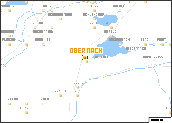 map of Obernach