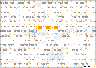 map of Obernackern