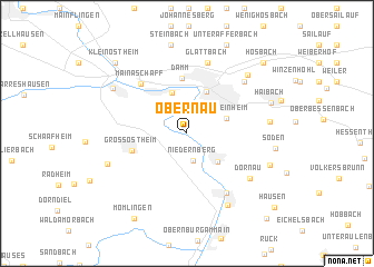 map of Obernau