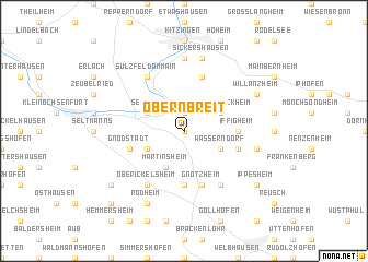 map of Obernbreit