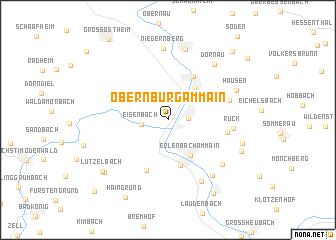 map of Obernburg am Main