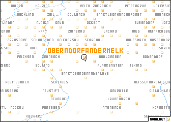 map of Oberndorf an der Melk