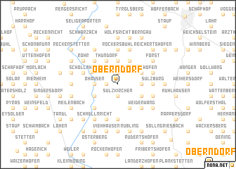 map of Oberndorf