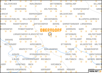 map of Oberndorf