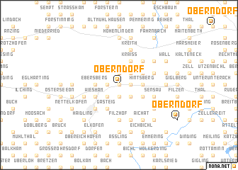 map of Oberndorf