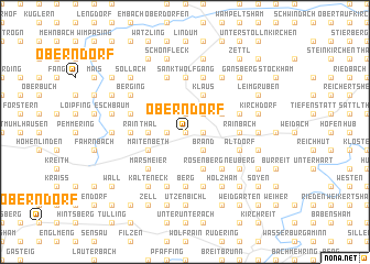 map of Oberndorf