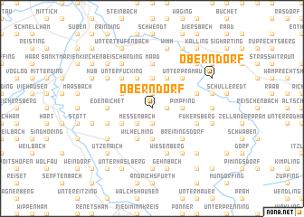 map of Oberndorf