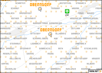 map of Oberndorf