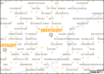 map of Oberndorf