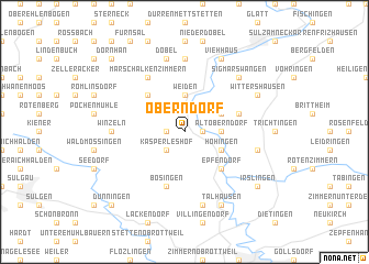 map of Oberndorf