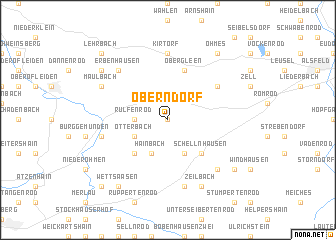 map of Oberndorf