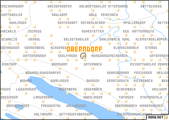 map of Oberndorf