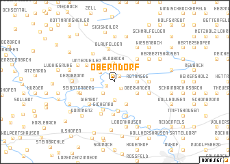 map of Oberndorf