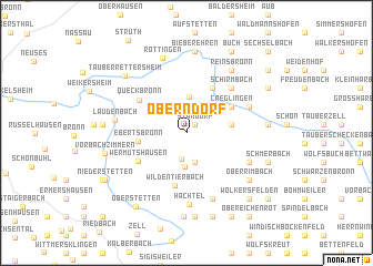 map of Oberndorf