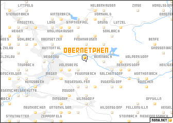 map of Obernetphen