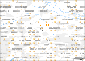 map of Ober Nette