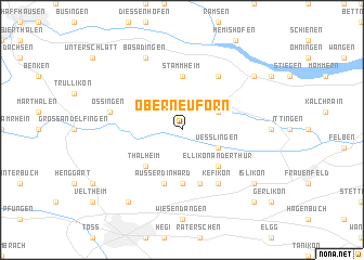 map of Oberneuforn