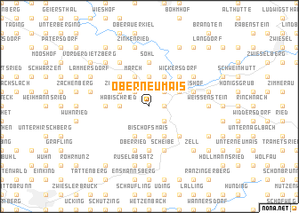 map of Oberneumais