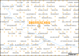 map of Oberngschaid