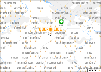 map of Obernheide