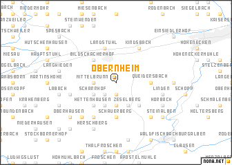 map of Obernheim