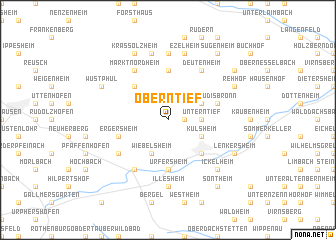 map of Oberntief