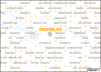 map of Oberöbling