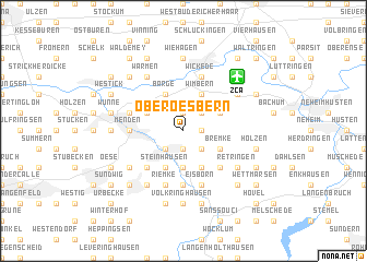 map of Oberoesbern