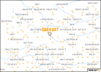 map of Oberort