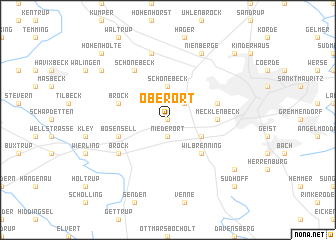 map of Oberort