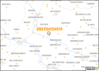 map of Oberöwisheim