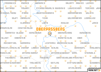 map of Oberpassberg