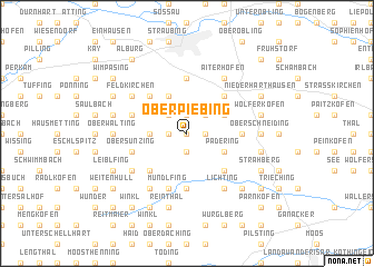 map of Oberpiebing