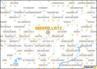 map of Oberpöllnitz