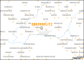 map of Oberpörlitz