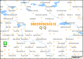 map of Ober Prauske